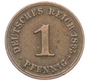 1 пфенниг 1895 года А Германия — Фото №1