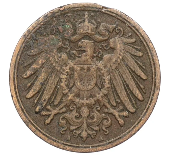 Монета 1 пфенниг 1895 года А Германия (Артикул K12-23946)