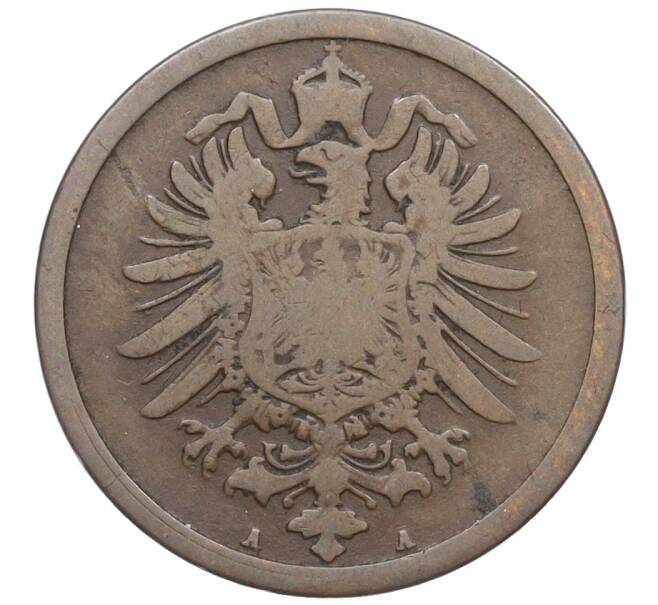 Монета 2 пфеннига 1874 года А Германия (Артикул: K12-24013) — Фото №2