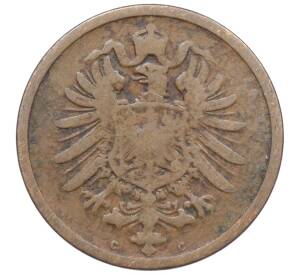 2 пфеннига 1874 года С Германия — Фото №2