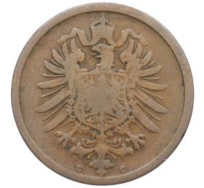 2 пфеннига 1875 года С Германия — Фото №2