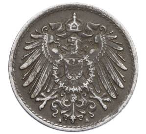 5 пфеннигов 1915 года А Германия — Фото №2
