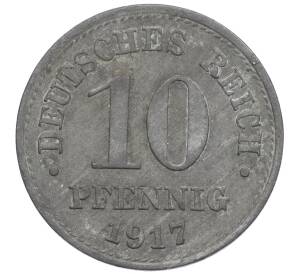 10 пфеннигов 1917 года Германия — Фото №1