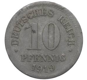 10 пфеннигов 1919 года Германия