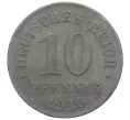 Монета 10 пфеннигов 1920 года Германия (Артикул K12-24123)