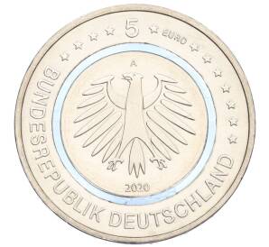 5 евро 2020 года A Германия «Субполярная зона» — Фото №2