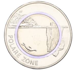 5 евро 2021 года J Германия «Полярная зона» — Фото №1