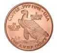 Монета 1 унция чистой меди «История денег — 1 цент 1907 года» (Артикул M2-7525)