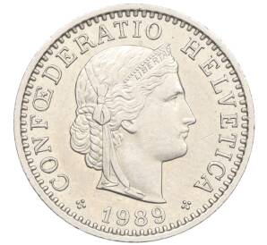 20 раппенов 1989 года Швейцария — Фото №1