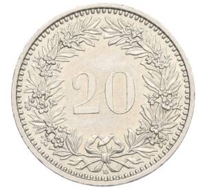 20 раппенов 1989 года Швейцария — Фото №2