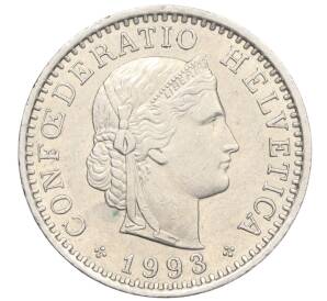 20 раппенов 1993 года Швейцария — Фото №1