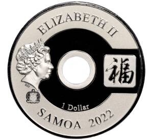 1 доллар 2022 года Самоа «Все идет хорошо — Изобилие (Карпы кои)» — Фото №2