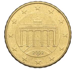 10 евроцентов 2002 года F Германия — Фото №1
