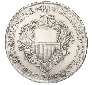 48 шиллингов (талер) 1752 года Любек — Фото №1
