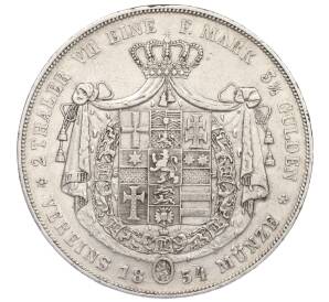 2 талера 1854 года Гессен-Кассель — Фото №2