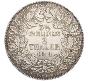 2 талера 1841 года Бавария — Фото №2