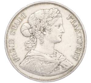 2 союзных талера 1861 года Франкфурт — Фото №1
