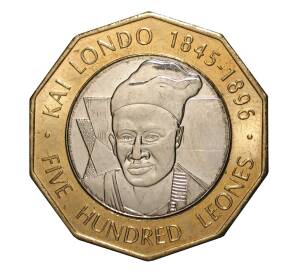 500 леоне 2004 года Сьерра-Леоне «Каи Лондо» — Фото №1