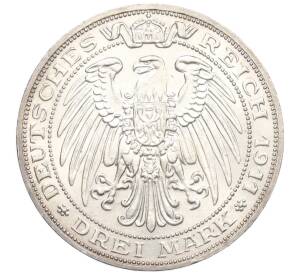 3 марки 1911 года Германия (Пруссия) «Бреславский университет» — Фото №2