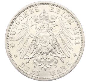 3 марки 1911 года Германия (Ангальт) — Фото №2