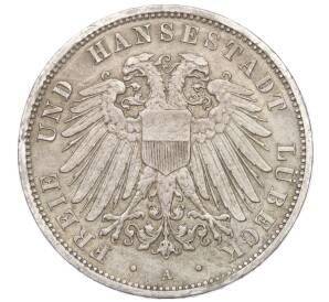 3 марки 1913 года Германия (Любек) — Фото №1