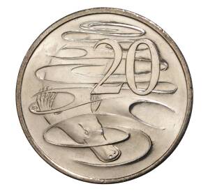 20 центов 2016 года Австралия «50 лет с момента перехода на десятичную денежную систему» — Фото №2