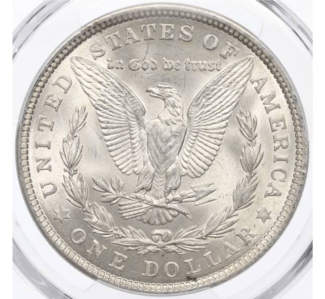 Монета 1 доллар 1921 года США — в слабе PCGS (MS63) (Артикул: M2-75765) — Фото №2