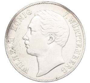 1 союзный талер 1860 года Вюртемберг — Фото №1