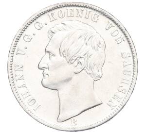 1 союзный талер 1868 года Саксония — Фото №1