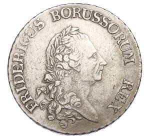 1 рейхсталер 1784 года A Пруссия — Фото №1