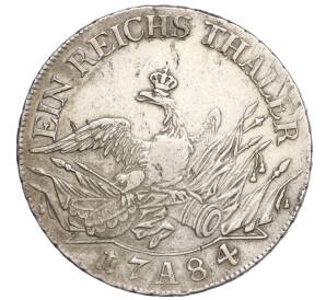 1 рейхсталер 1784 года A Пруссия — Фото №2