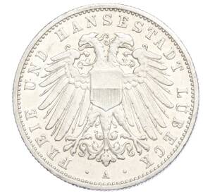 2 марки 1911 года Германия (Любек) — Фото №1