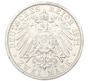 2 марки 1911 года Германия (Любек) — Фото №2