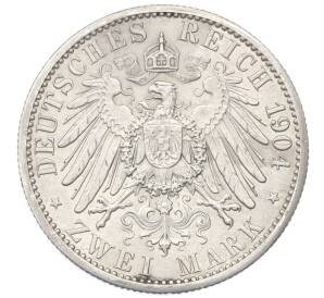 2 марки 1904 года Германия (Гессен) «400 лет со дня рождения Филиппа I Великодушного» — Фото №2