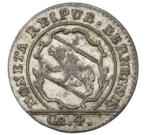 4 крейцера 1798 года Швейцария — кантон Берн — Фото №1