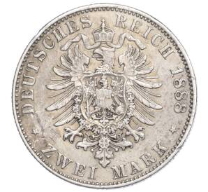 2 марки 1888 года Германия (Пруссия — Фридрих III) — Фото №2