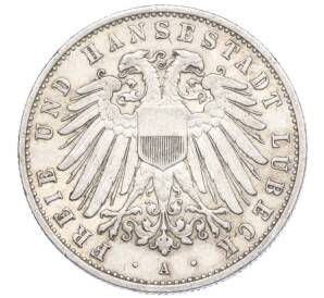 2 марки 1911 года Германия (Любек) — Фото №1