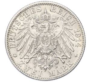 2 марки 1914 года Германия (Вюртемберг) — Фото №2