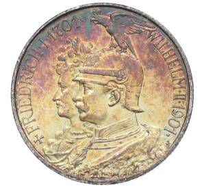 2 марки 1901 года Германия (Пруссия) «200 лет Пруссии» — Фото №1