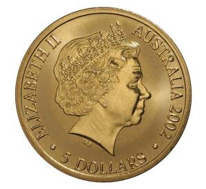 5 долларов 2002 года Австралия «XVII Игры Содружества» (эмблема) — Фото №2
