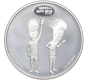 2 доллара 2023 года Ниуэ «Бивис и Баттхед» — Фото №1