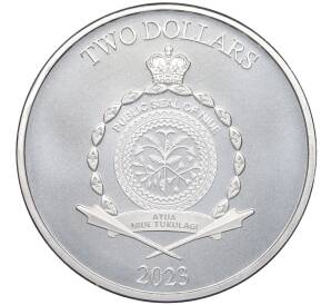 2 доллара 2023 года Ниуэ «Бивис и Баттхед» — Фото №2