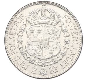 2 кроны 1937 года Швеция — Фото №2