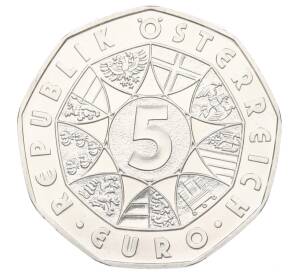 5 евро 2006 года Австрия «250 лет со дня рождения Вольфганга Амадея Моцарта» — Фото №2