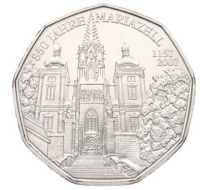 5 евро 2007 года Австрия «850 лет городу Мариацелль» — Фото №1