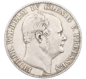 1 талер 1857 года Пруссия «Горный талер» — Фото №1