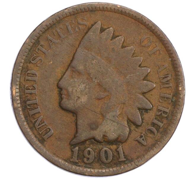 Монета 1 цент 1901 года США (Артикул: M2-76056) — Фото №1