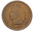 Монета 1 цент 1901 года США (Артикул: M2-76059) — Фото №1