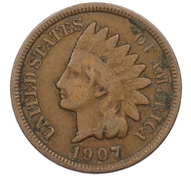 Монета 1 цент 1907 года США (Артикул: M2-76064) — Фото №1
