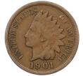 Монета 1 цент 1901 года США (Артикул: M2-76066) — Фото №1